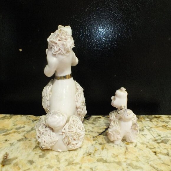 Vintage Spaghetti Poodle And Her Puppy By Enterprise Exclusive - Picture 2 of 8